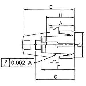 1560GM - ER CENTER P HIGH QUALITY COLLET CHUCKS FOR HIGH SPEEDS - Prod. SCU - Orig. Fahrion